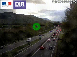 <h2>Caméra trafic à Meylan sur la Rocade-Sud de Grenoble en direction d'Aix-en-Provence</h2>