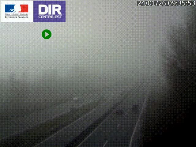 <h2>Caméra trafic à Meylan sur la Rocade-Sud de Grenoble en direction d'Aix-en-Provence</h2>