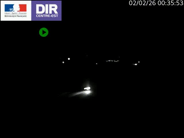 <h2>Caméra trafic à Meylan sur la Rocade-Sud de Grenoble en direction d'Aix-en-Provence</h2>