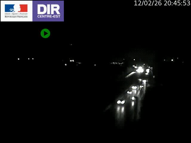 <h2>Caméra trafic à Meylan sur la Rocade-Sud de Grenoble en direction d'Aix-en-Provence</h2>