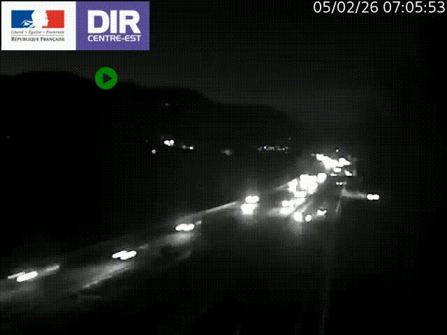 <h2>Caméra trafic à Meylan sur la Rocade-Sud de Grenoble en direction d'Aix-en-Provence</h2>