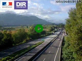 <h2>Caméra trafic à Meylan sur la Rocade-Sud de Grenoble en direction d'Aix-en-Provence</h2>