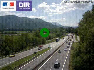 <h2>Caméra trafic à Meylan sur la Rocade-Sud de Grenoble en direction d'Aix-en-Provence</h2>