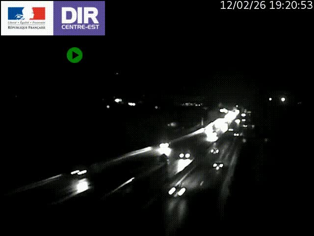 <h2>Caméra trafic à Meylan sur la Rocade-Sud de Grenoble en direction d'Aix-en-Provence</h2>