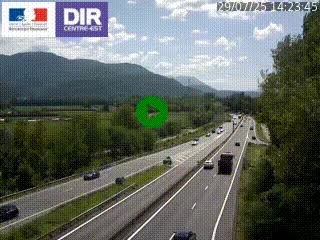 <h2>Caméra trafic à Meylan sur la Rocade-Sud de Grenoble en direction d'Aix-en-Provence</h2>