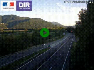 <h2>Caméra trafic à Meylan sur la Rocade-Sud de Grenoble en direction d'Aix-en-Provence</h2>
