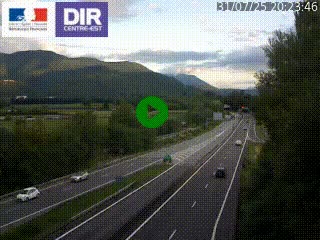 <h2>Caméra trafic à Meylan sur la Rocade-Sud de Grenoble en direction d'Aix-en-Provence</h2>