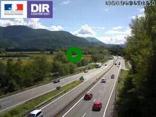 <h2>Caméra trafic à Meylan sur la Rocade-Sud de Grenoble en direction d'Aix-en-Provence</h2>