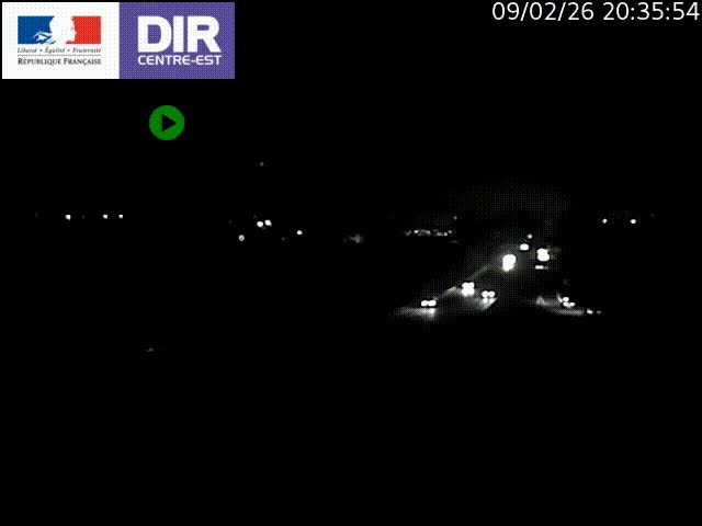 <h2>Caméra trafic à Meylan sur la Rocade-Sud de Grenoble en direction d'Aix-en-Provence</h2>