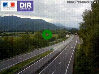 <h2>Caméra trafic à Meylan sur la Rocade-Sud de Grenoble en direction d'Aix-en-Provence</h2>