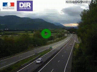 <h2>Caméra trafic à Meylan sur la Rocade-Sud de Grenoble en direction d'Aix-en-Provence</h2>
