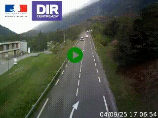 <h2>Web cam sur la N90 à Aime, en provenance de Bourg-Saint-Maurice et en direction d'Albertville</h2>