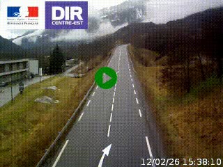 <h2>Web cam sur la N90 à Aime, en provenance de Bourg-Saint-Maurice et en direction d'Albertville</h2>