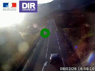 Web cam sur la N90 à Aime, en provenance de Bourg-Saint-Maurice et en direction d'Albertville