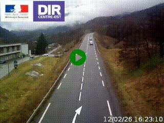 <h2>Web cam sur la N90 à Aime, en provenance de Bourg-Saint-Maurice et en direction d'Albertville</h2>