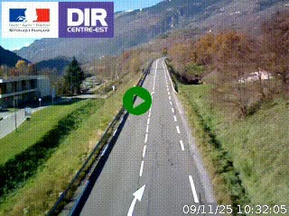 <h2>Web cam sur la N90 à Aime, en provenance de Bourg-Saint-Maurice et en direction d'Albertville</h2>