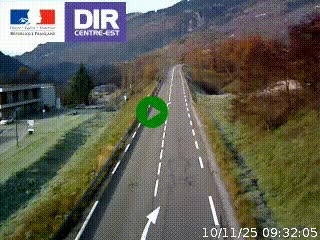 <h2>Web cam sur la N90 à Aime, en provenance de Bourg-Saint-Maurice et en direction d'Albertville</h2>