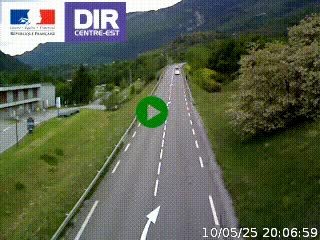 <h2>Web cam sur la N90 à Aime, en provenance de Bourg-Saint-Maurice et en direction d'Albertville</h2>