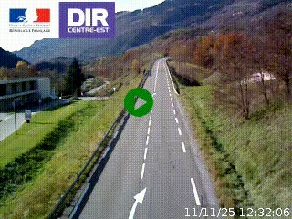 <h2>Web cam sur la N90 à Aime, en provenance de Bourg-Saint-Maurice et en direction d'Albertville</h2>