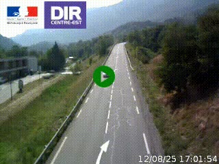 <h2>Web cam sur la N90 à Aime, en provenance de Bourg-Saint-Maurice et en direction d'Albertville</h2>