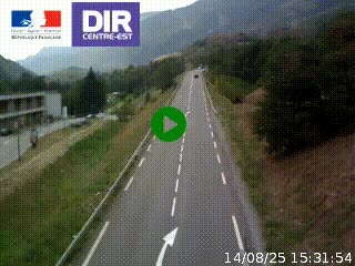 <h2>Web cam sur la N90 à Aime, en provenance de Bourg-Saint-Maurice et en direction d'Albertville</h2>