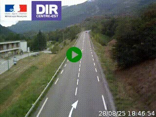 <h2>Web cam sur la N90 à Aime, en provenance de Bourg-Saint-Maurice et en direction d'Albertville</h2>