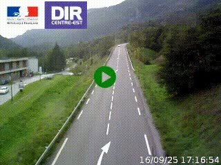 <h2>Web cam sur la N90 à Aime, en provenance de Bourg-Saint-Maurice et en direction d'Albertville</h2>