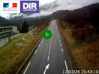 <h2>Web cam sur la N90 à Aime, en provenance de Bourg-Saint-Maurice et en direction d'Albertville</h2>