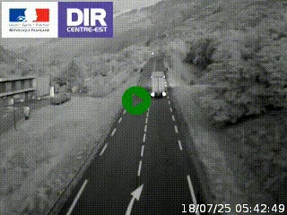 Web cam sur la N90 à Aime, en provenance de Bourg-Saint-Maurice et en direction d'Albertville
