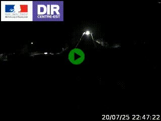 Web cam sur la N90 à Aime, en provenance de Bourg-Saint-Maurice et en direction d'Albertville