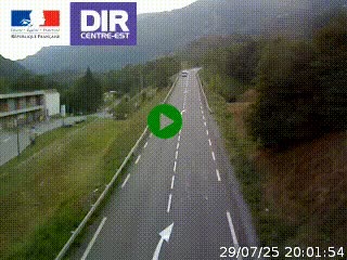 Web cam sur la N90 à Aime, en provenance de Bourg-Saint-Maurice et en direction d'Albertville