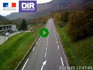 <h2>Web cam sur la N90 à Aime, en provenance de Bourg-Saint-Maurice et en direction d'Albertville</h2>