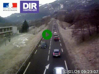 <h2>Web cam sur la N90 à Aime, en provenance de Bourg-Saint-Maurice et en direction d'Albertville</h2>