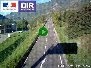 <h2>Web cam sur la N90 à Aime, en provenance de Bourg-Saint-Maurice et en direction d'Albertville</h2>