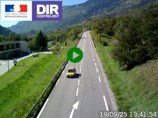 <h2>Web cam sur la N90 à Aime, en provenance de Bourg-Saint-Maurice et en direction d'Albertville</h2>