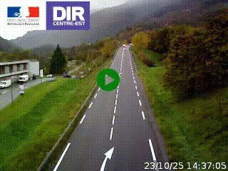 <h2>Web cam sur la N90 à Aime, en provenance de Bourg-Saint-Maurice et en direction d'Albertville</h2>