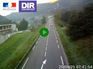 <h2>Web cam sur la N90 à Aime, en provenance de Bourg-Saint-Maurice et en direction d'Albertville</h2>
