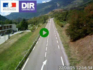 <h2>Web cam sur la N90 à Aime, en provenance de Bourg-Saint-Maurice et en direction d'Albertville</h2>