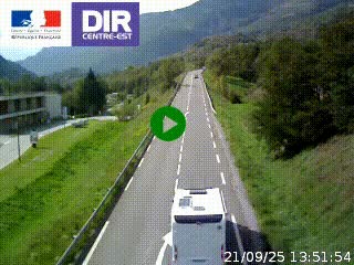 <h2>Web cam sur la N90 à Aime, en provenance de Bourg-Saint-Maurice et en direction d'Albertville</h2>