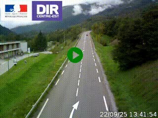 <h2>Web cam sur la N90 à Aime, en provenance de Bourg-Saint-Maurice et en direction d'Albertville</h2>