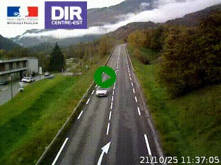 <h2>Web cam sur la N90 à Aime, en provenance de Bourg-Saint-Maurice et en direction d'Albertville</h2>