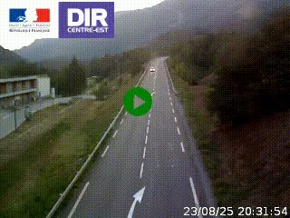 <h2>Web cam sur la N90 à Aime, en provenance de Bourg-Saint-Maurice et en direction d'Albertville</h2>