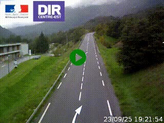 <h2>Web cam sur la N90 à Aime, en provenance de Bourg-Saint-Maurice et en direction d'Albertville</h2>