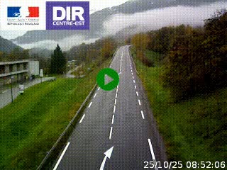 <h2>Web cam sur la N90 à Aime, en provenance de Bourg-Saint-Maurice et en direction d'Albertville</h2>