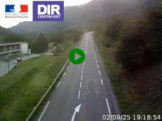 <h2>Web cam sur la N90 à Aime, en provenance de Bourg-Saint-Maurice et en direction d'Albertville</h2>