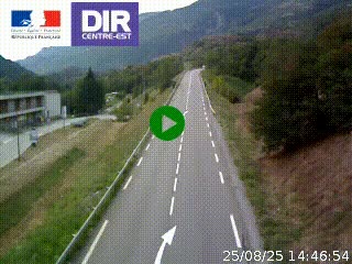 <h2>Web cam sur la N90 à Aime, en provenance de Bourg-Saint-Maurice et en direction d'Albertville</h2>