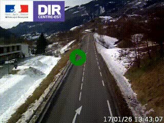 <h2>Web cam sur la N90 à Aime, en provenance de Bourg-Saint-Maurice et en direction d'Albertville</h2>