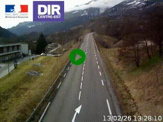 <h2>Web cam sur la N90 à Aime, en provenance de Bourg-Saint-Maurice et en direction d'Albertville</h2>
