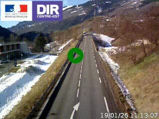 <h2>Web cam sur la N90 à Aime, en provenance de Bourg-Saint-Maurice et en direction d'Albertville</h2>