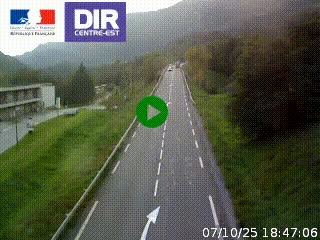 <h2>Web cam sur la N90 à Aime, en provenance de Bourg-Saint-Maurice et en direction d'Albertville</h2>